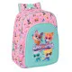 Mochila Escolar SuperKitties Rosa Turquesa 26 x 34 x 11 cm