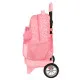 School Rucksack with Wheels Moos Passion Multicolour 33 x 45 x 22 cm
