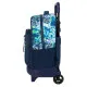 School Rucksack with Wheels El Niño Kook Navy Blue 33 x 45 x 22 cm
