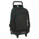 School Rucksack with Wheels Kelme Iron Black 33 x 45 x 22 cm