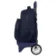 School Rucksack with Wheels Real Madrid C.F. Navy Blue 33 x 45 x 22 cm