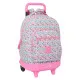 School Rucksack with Wheels Moos Flores Multicolour 33 x 45 x 22 cm