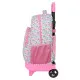 School Rucksack with Wheels Moos Flores Multicolour 33 x 45 x 22 cm