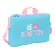 Laptop Case Benetton Unique Pink Turquoise 40 x 27 x 4 cm