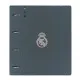Ring binder Real Madrid C.F. Grey 27 X 32 X 4 cm