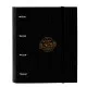 Ring binder BlackFit8 Old school Black Grey 27 x 32 x 3.5 cm