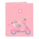 Ring binder Moos Passion Multicolour A4 26.5 x 33 x 4 cm
