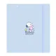 Carpeta de anillas Snoopy Love Azul 27 X 32 X 4 cm