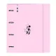 Ring binder Minnie Mouse Naive Pink 27 X 32 X 4 cm