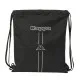 Bolsa Mochila con Cuerdas Kappa Dark Negro 35 x 40 x 1 cm