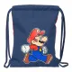 Backpack with Strings Super Mario Trick Red Dark blue 26 x 34 x 1 cm