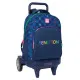 School Bag Benetton Damero Navy Blue 33 x 45 x 22 cm