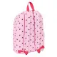 Mochila Escolar Minnie Mouse Naive Rosa 31 x 43 x 13 cm