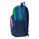 Mochila Escolar Benetton Damero Azul marino 32 x 42 x 15 cm