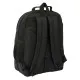 School Bag Kappa Dark Black 32 x 42 x 15 cm