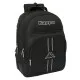 School Bag Kappa Dark Black 32 x 42 x 15 cm