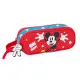 Portatodo Doble Mickey Mouse Clubhouse Fantastic Azul Rojo 21 x 8 x 6 cm