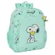 School Bag Snoopy Groovy Green 32 X 38 X 12 cm