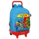 School Rucksack with Wheels SuperThings Rescue force 33 x 45 x 22 cm Blue