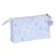 Portatodo Triple Frozen Believe Lila 22 x 12 x 3 cm