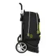 School Rucksack with Wheels Nerf Neon Black Lime (31 x 44 x 17 cm)