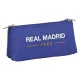 Neceser Escolar Real Madrid C.F. Azul Blanco