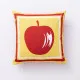 Cushion Benetton Yellow Red Apple 40 x 40 cm Squared
