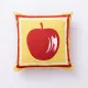 Cushion Benetton Yellow Red Apple 40 x 40 cm Squared