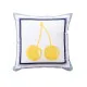 Cushion Benetton Yellow White Cherries 40 x 40 cm Squared