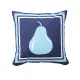 Cushion Benetton Blue Pear 40 x 40 cm Squared