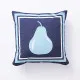 Cushion Benetton Blue Pear 40 x 40 cm Squared