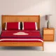 Bedding set Benetton Red Standard Pear 4 Pieces