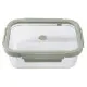 Hermetic Lunch Box Lékué Borosilicate Glass Rectangular 1,52 L