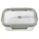 Hermetic Lunch Box Lékué Borosilicate Glass Rectangular 1,05 L