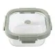 Hermetic Lunch Box Lékué Borosilicate Glass Squared 800 ml
