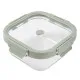 Hermetic Lunch Box Lékué Borosilicate Glass Squared 800 ml