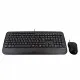 Keyboard and Mouse V7 CKU300FR Black French AZERTY