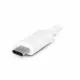 Cable USB C Urban Factory TCE01UF              Blanco