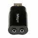 External Sound Card USB Startech ICUSBAUDIOB Black