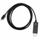 Adaptador USB-C a DisplayPort V7 V7USBCDP14-2M Negro 2 m 8K Ultra HD