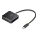 Lector de Tarjetas Externo Startech 1B-USB-C-SDE-ADAPTER Negro