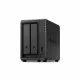 NAS Network Storage Synology DS723+ Black AM4 Socket: AMD Ryzen™ AMD Ryzen R1600