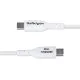 USB Cable Startech USB2AC1MNCWHE White 1 m