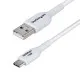 Cable USB Startech USB2AC2MNCWHE Blanco 2 m