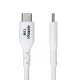 Cable USB Startech USB2AC2MNCWHE Blanco 2 m