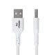 Cable USB Startech USB2AC2MNCWHE Blanco 2 m