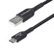 USB Cable Startech USB2AC2MNC Black 2 m