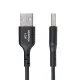 USB Cable Startech USB2AC1MNC Black 1 m