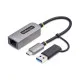 USB Cable Startech C21GA-USB-ETHERNET Grey