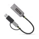 USB Cable Startech C21GA-USB-ETHERNET Grey